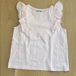 Jacadi Light Pink Ruffle Tank Top
